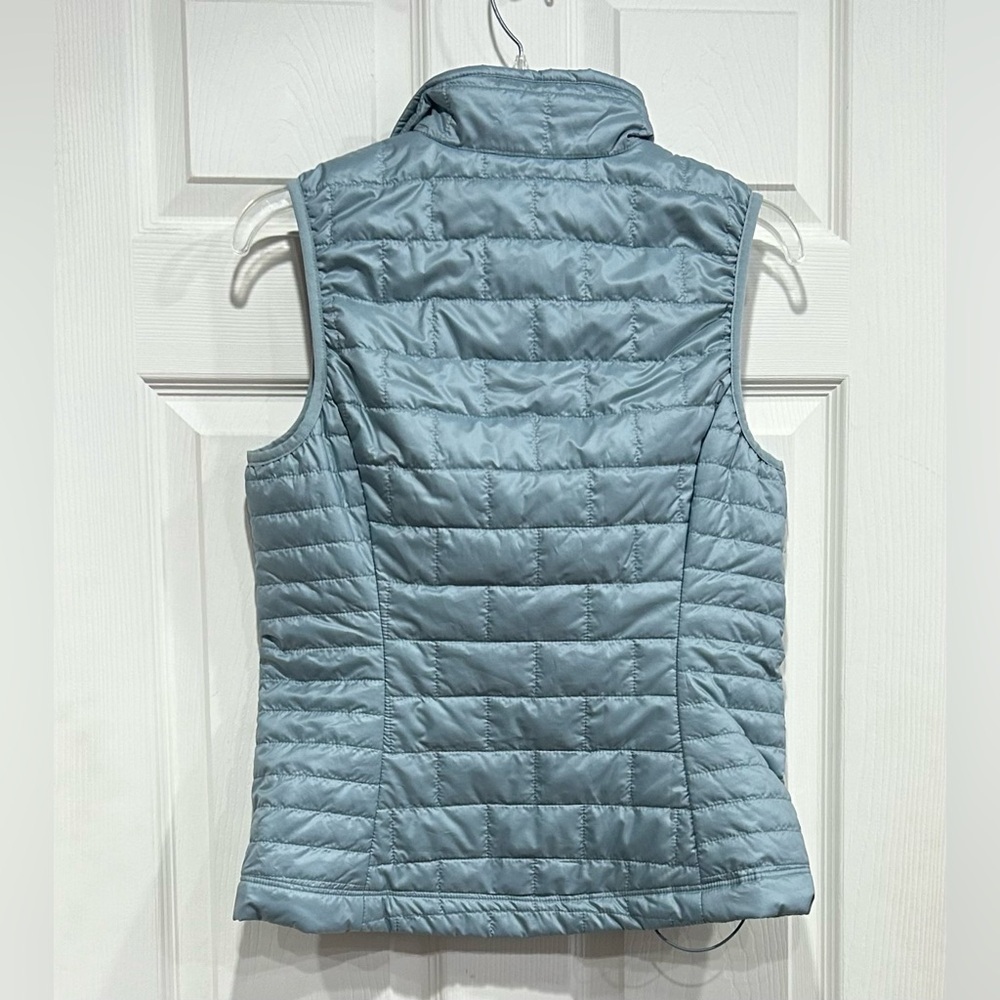 Patagonia Women’s Small Nano Puff Insulated Vest Thermal Blue NWT Puffy - Picture 3 of 9